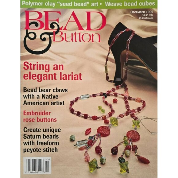 Bead & Button Magazine December 1997 String An Elegant Lariat - Picture 15 of 15